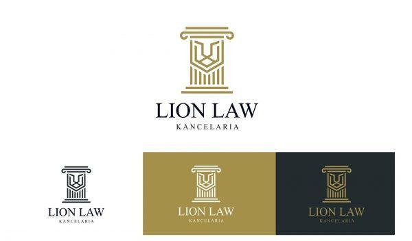 Projekt i wykonanie logotypu dla Lion Law